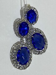 Альбона (серьги из серебра)