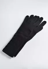 Перчатки кашемир черного цвета Marc & Andre JA17-U001-BLC