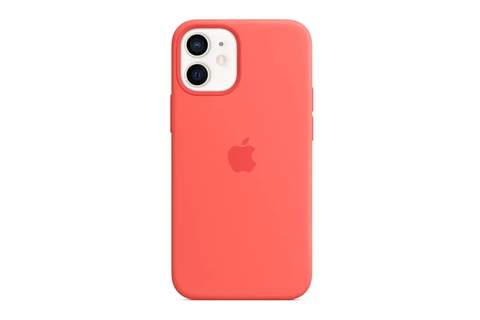 Чехол для IPhone 12 mini, Silicone Case with MagSafe, Pink Citrus (MHKP3ZM/A)