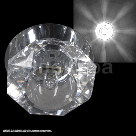 Светильник точечный встраиваемый 02048-9.0-001BS G9 CR Хром