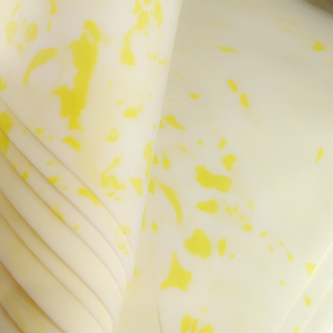 Фоамиран зефирный Мрамор-желтый. Толщина 1,0 мм, Размер 1х2м/2м²