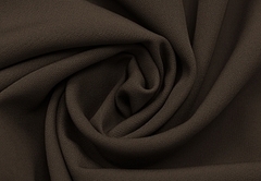 Ткань костюмная Креп Барби 210 гр/м2, 150 см, шоколадный