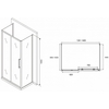 Abber Schwarzer Diamant AG30140MH-S100M-S100M Душевой уголок, 140x100x195