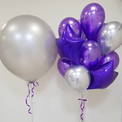 Сет "Серебряно-фиолетовый"