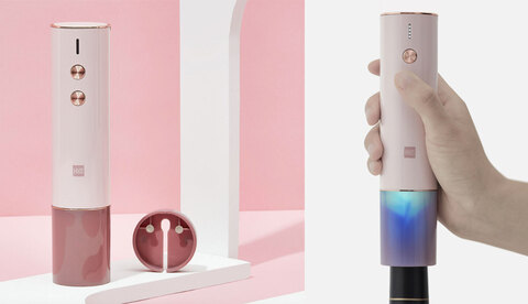 Электрический штопор Xiaomi HuoHou Electric Wine Bottle Opener розовый