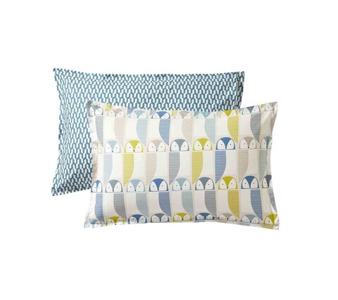 Постельное белье 1.5 спальное Blanc des Vosges Barnie Glacier