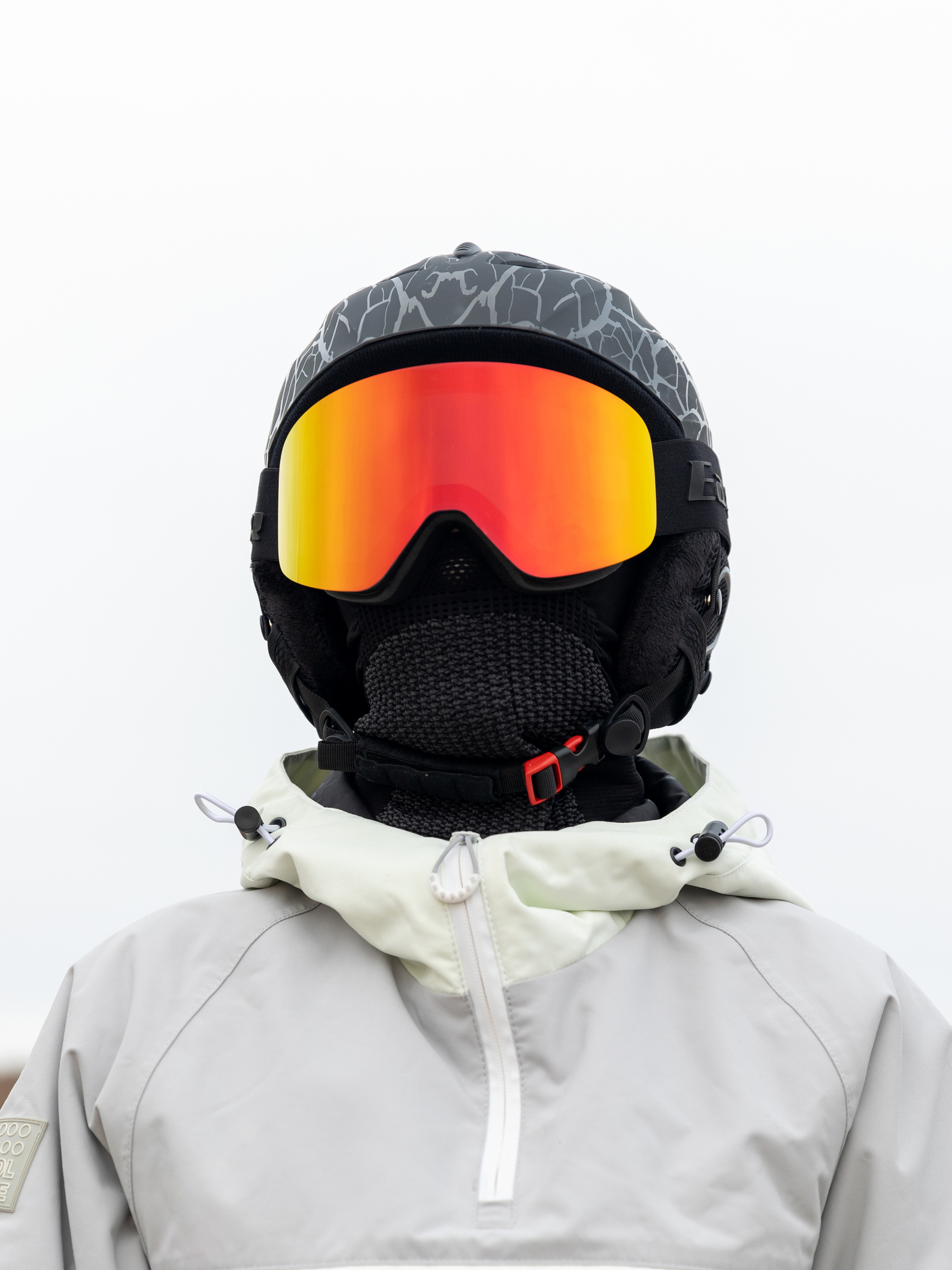 Маска горнолыжная EasyRider BLACK цвет Красный