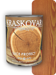 Масло для защиты торцов Kraskovar Slice Protect махагон