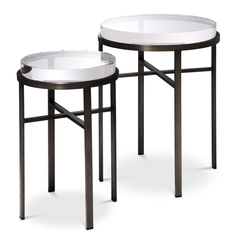 Приставной столик Side Table Hoxton set of 2 арт.114911