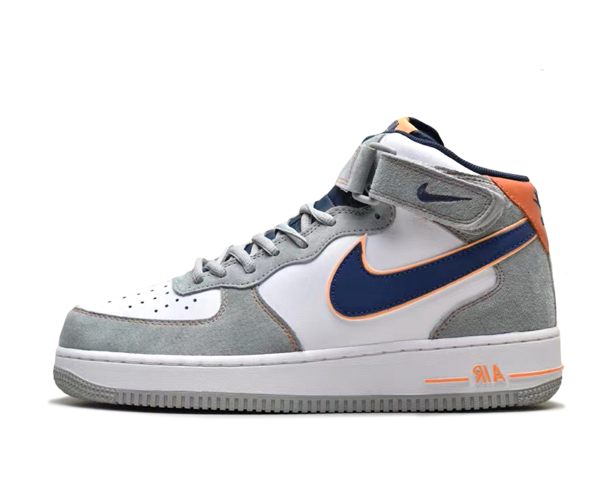 Nike air force mid grey sale