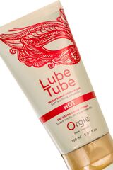 Интимный гель на водной основе Lube Tube Hot с разогревающим эффектом - 150 мл. - 