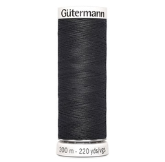 Нить Sew-All 200 м, Gutermann, 190 черно-серый