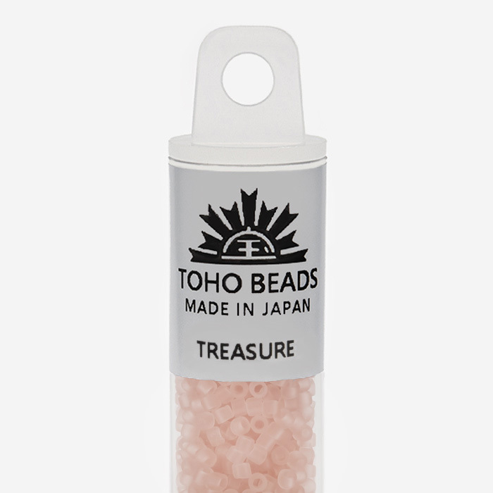 Японский бисер TOHO Treasure (№11F), прозрачный матовый