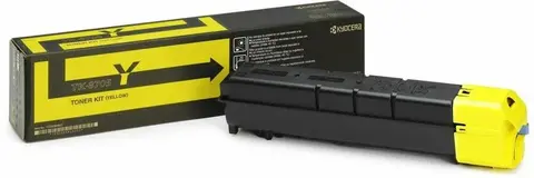 Kyocera TK-8705Y- тонер-картридж желтый для Kyocera TASKalfa 6550ci/7550ci. Ресурс 30000 страниц