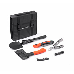 Набор универсальный Patriot KUP 6, 6 пред.в нейлон.кейсе (топор, складная лопата, фонарь, мультитул с набором бит,складная пила)