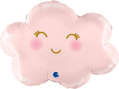 Фигура Маленькое облако, Розовый, Сатин