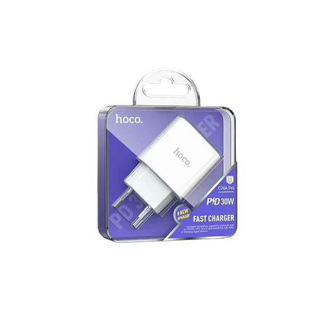 СЗУ HOCO C76A Type-C на Lightning белый 6942007616300