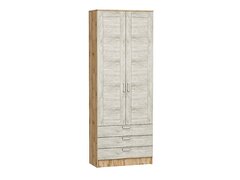 Шкаф двухстворчатый Стиль ШК-803 с ящиками Nordic Oak Дуб Вотан