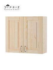 Навесной кухонный шкаф 80 см Венесуэла 2 двери, из массива сосны в лаке