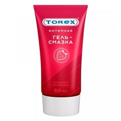 Гель-смазка TOREX Сладкая клубника, туба, 50 мл