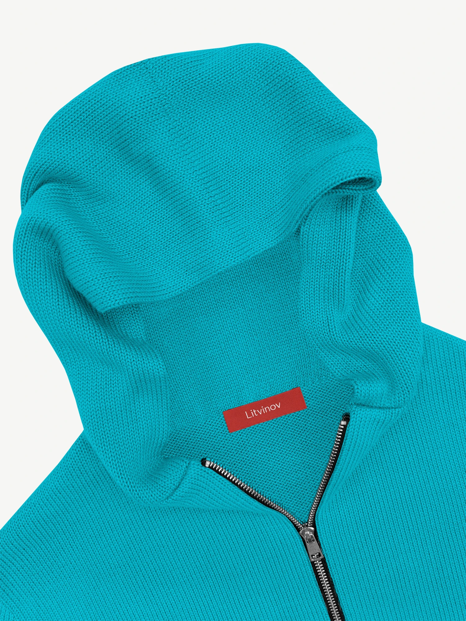 Толстовка на замке из экохлопка