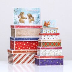 Коробка одиночная, Прямоугольник, «Сказочного Нового года», 28*18*11 см, 1 шт.