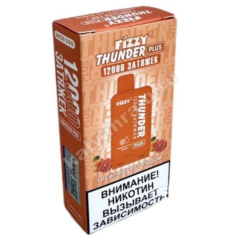 Картридж Fizzy Thunder Plus 12000 затяжек - Грейпфрут со Льдом