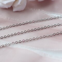 Цепочка 2,5*2,1 мм, родий, 88см, А037-1 (88см)