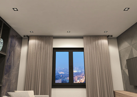 Встраиваемый светильник Denkirs Halo DK2061-BK