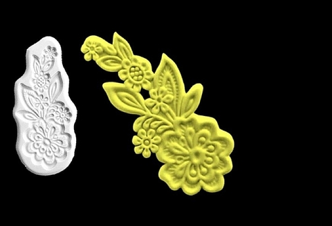 Молд Орнамент Цветы