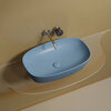 Ceramica Nova Element CN6049ML Умывальник чаша накладная овальная, 60x38, цвет: голубой матовый