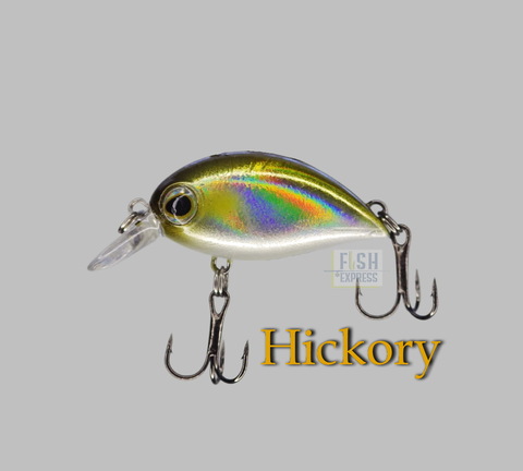 Воблер ZipBaits Hickory 34F 3.2гр. 0.6-1м #001M (реплика)