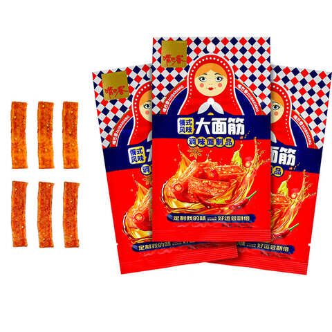 Острые пшеничные палочки по-русски ZuiBaXiang (ZBX1019) 1кор*14бл*30шт, 20гр