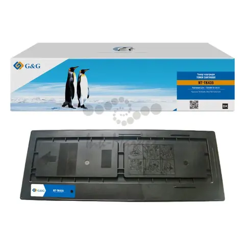 Картридж лазерный G&G GG-TK435 черный (15000стр.) для Kyocera Mita TASKalfa 180, 181, 220, 221