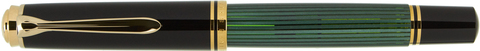 Ручка перьевая Pelikan Souverän® M 800 Black and Green GT, F (995704)