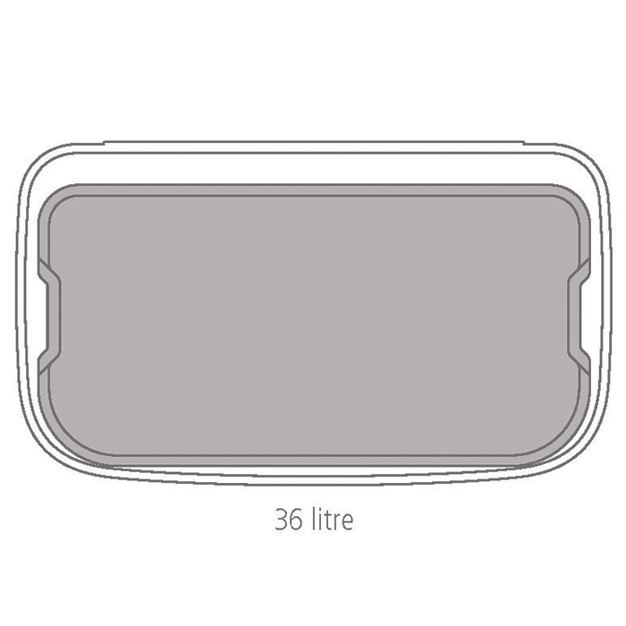 Мусорный бак Touch Bin Bo (36 л), Зеленая сосна, арт. 304163 - фото 5