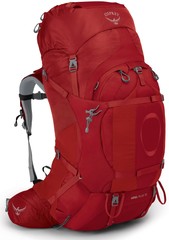 Рюкзак женский туристический Osprey Ariel Plus 70 Carnelian Red