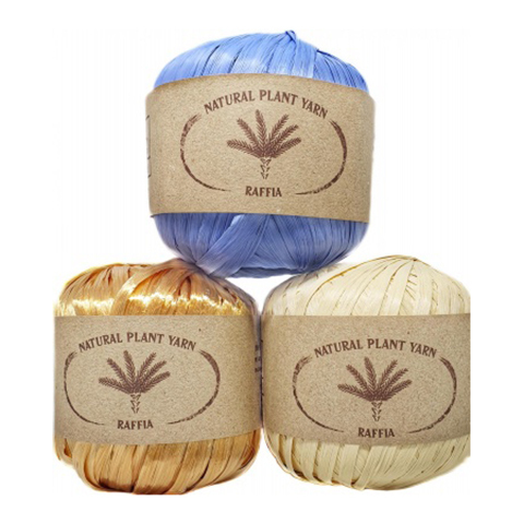 Wool Sea RAFFIA (100% целлюлоза из волокна пальмы, 40г/90м)