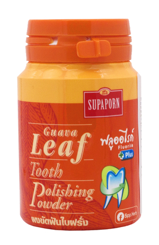 Зубной порошок с листьями гуавы Supaporn Guava Leaf Tooth Polishing Powder, 90 гр