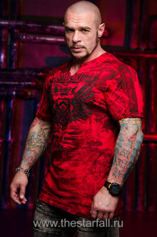 Xtreme Couture | Футболка мужская MAGNET X1844I от Affliction левый бок