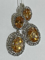 Альбона (серьги из серебра)