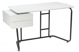 Компьютерный стол Desk white / black