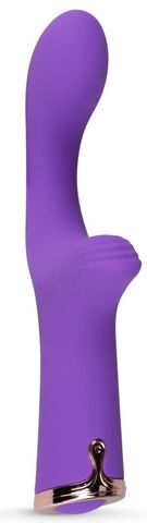 Фиолетовый вибратор The Baroness G-spot Vibrator - 19,5 см. - EDC Royals ROY-05-PUR