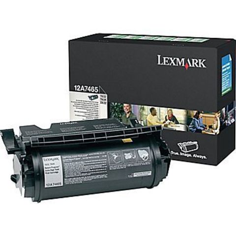 Картридж для принтеров Lexmark T632/634 черный (black). Ресурс 32000 стр (12A7465)