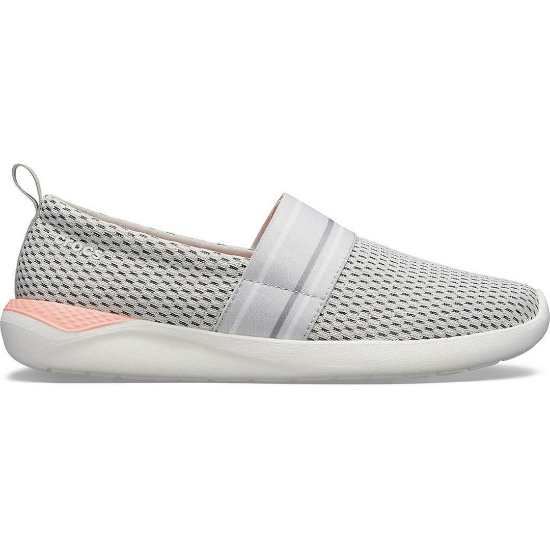 CROCS Women s LiteRide Mesh Slip On Pearl White White