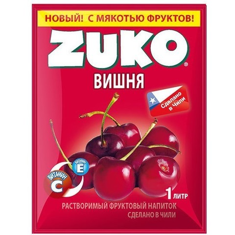 Растворимый напиток Zuko Вишня 25 г