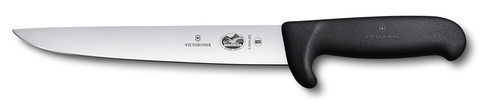 Нож Victorinox разделочный, лезвие 20 см широкое, черный