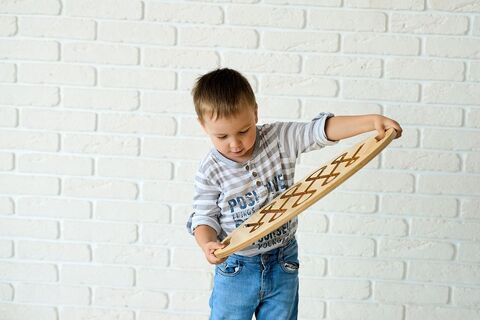 Тактильно-развивающая панель-лабиринт «Серпантин»