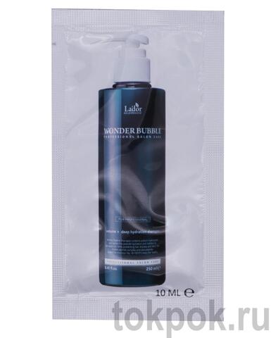Шампунь для волос Lador Wonder Bubble Volume + Deep Hydration Shampoo, 10 мл
