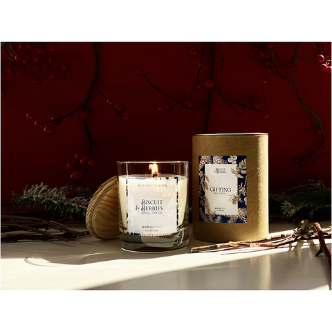 Свеча ароматическая Ambientair Gifting Печенье и ягоды 40ч